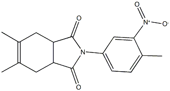 2-{3-nitro-4-methylphenyl}-5,6-dimethyl-3a,4,7,7a-tetrahydro-1H-isoindole-1,3(2H)-dione|