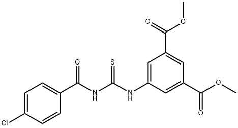 335208-94-1 dimethyl 5-({[(4-chlorobenzoyl)amino]carbothioyl}amino)isophthalate