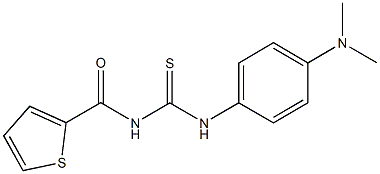 N-[4-(dimethylamino)phenyl]-N'-(thien-2-ylcarbonyl)thiourea,335209-04-6,结构式