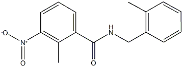 3-nitro-2-methyl-N-(2-methylbenzyl)benzamide Structure