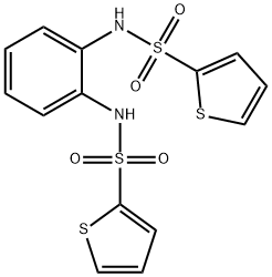 N-{2-[(2-thienylsulfonyl)amino]phenyl}-2-thiophenesulfonamide Struktur