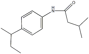 335397-46-1 N-(4-sec-butylphenyl)-3-methylbutanamide