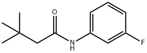 N-(3-fluorophenyl)-3,3-dimethylbutanamide,335397-60-9,结构式