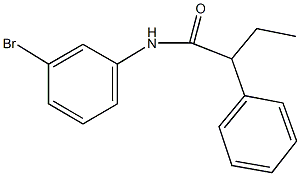 N-(3-bromophenyl)-2-phenylbutanamide Struktur