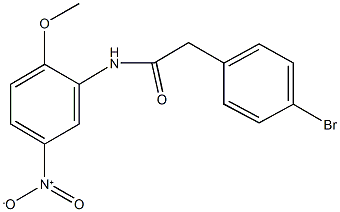 335398-42-0 2-(4-bromophenyl)-N-{5-nitro-2-methoxyphenyl}acetamide