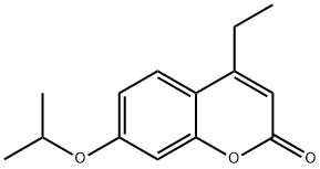 4-ethyl-7-isopropoxy-2H-chromen-2-one 化学構造式