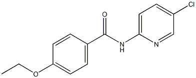 N-(5-chloro-2-pyridinyl)-4-ethoxybenzamide 结构式