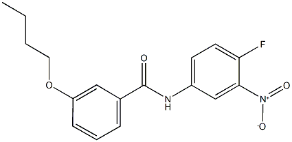 335420-48-9 3-butoxy-N-{4-fluoro-3-nitrophenyl}benzamide