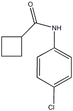 N-(4-chlorophenyl)cyclobutanecarboxamide,33582-64-8,结构式