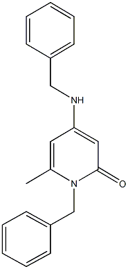1-benzyl-4-(benzylamino)-6-methyl-2(1H)-pyridinone|