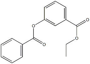 ethyl 3-(benzoyloxy)benzoate Structure
