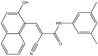 337313-66-3 2-cyano-N-(3,5-dimethylphenyl)-3-(2-hydroxy-1-naphthyl)acrylamide