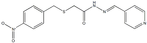 337333-29-6 2-({4-nitrobenzyl}sulfanyl)-N'-(4-pyridinylmethylene)acetohydrazide