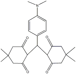 2-[[4-(dimethylamino)phenyl](4,4-dimethyl-2,6-dioxocyclohexyl)methyl]-5,5-dimethyl-1,3-cyclohexanedione,33742-94-8,结构式