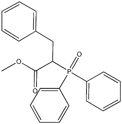 methyl 2-(diphenylphosphoryl)-3-phenylpropanoate Structure