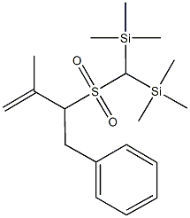 [[(1-benzyl-2-methyl-2-propenyl)sulfonyl](trimethylsilyl)methyl](trimethyl)silane Structure