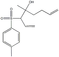 4-methyl-3-[(4-methylphenyl)sulfonyl]-1,7-octadien-4-ol Structure