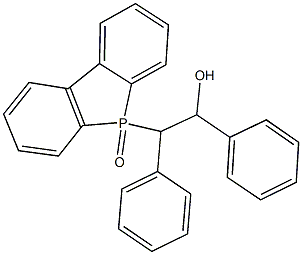 2-(5-oxido-5H-benzo[b]phosphindol-5-yl)-1,2-diphenylethanol 化学構造式