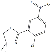 2-{2-chloro-5-nitrophenyl}-4,4-dimethyl-4,5-dihydro-1,3-oxazole Structure