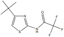 N-(4-tert-butyl-1,3-thiazol-2-yl)-2,2,2-trifluoroacetamide Structure