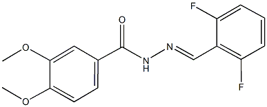 337473-03-7 N'-(2,6-difluorobenzylidene)-3,4-dimethoxybenzohydrazide