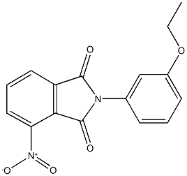 2-(3-ethoxyphenyl)-4-nitro-1H-isoindole-1,3(2H)-dione,337474-29-0,结构式