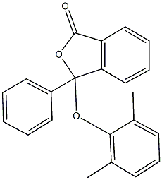 3-(2,6-dimethylphenoxy)-3-phenyl-2-benzofuran-1(3H)-one,337474-90-5,结构式
