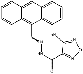 4-amino-N'-(9-anthrylmethylene)-1,2,5-oxadiazole-3-carbohydrazide,337475-60-2,结构式