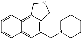 1-(1,3-dihydronaphtho[1,2-c]furan-4-ylmethyl)piperidine Structure