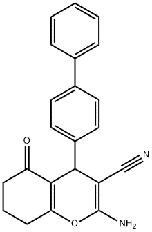 337496-54-5 2-amino-4-[1,1'-biphenyl]-4-yl-5-oxo-5,6,7,8-tetrahydro-4H-chromene-3-carbonitrile