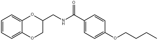 4-butoxy-N-(2,3-dihydro-1,4-benzodioxin-2-ylmethyl)benzamide|