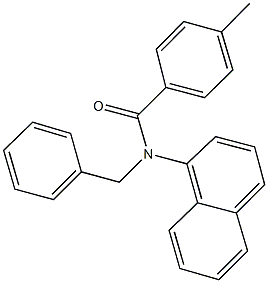 N-benzyl-4-methyl-N-(1-naphthyl)benzamide,337498-89-2,结构式