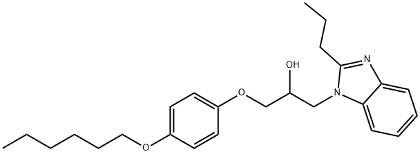 337499-99-7 1-{[4-(hexyloxy)phenyl]oxy}-3-(2-propyl-1H-benzimidazol-1-yl)propan-2-ol