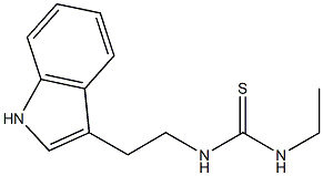 N-ethyl-N'-[2-(1H-indol-3-yl)ethyl]thiourea Structure