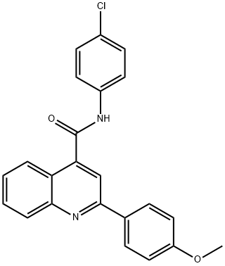 N-(4-chlorophenyl)-2-(4-methoxyphenyl)-4-quinolinecarboxamide|