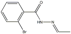 2-bromo-N'-ethylidenebenzohydrazide Struktur