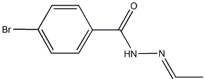 4-bromo-N'-ethylidenebenzohydrazide Structure