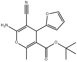 337918-69-1 tert-butyl 6-amino-5-cyano-4-(2-furyl)-2-methyl-4H-pyran-3-carboxylate