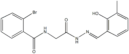 339005-15-1 2-bromo-N-{2-[2-(2-hydroxy-3-methylbenzylidene)hydrazino]-2-oxoethyl}benzamide