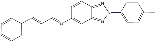 339014-27-6 N-[2-(4-methylphenyl)-2H-1,2,3-benzotriazol-5-yl]-N-(3-phenyl-2-propenylidene)amine