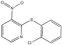 2-[(2-chlorophenyl)sulfanyl]-3-nitropyridine Structure