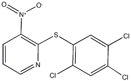 3-nitro-2-[(2,4,5-trichlorophenyl)sulfanyl]pyridine Structure