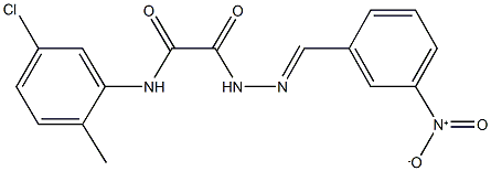 339025-31-9 N-(5-chloro-2-methylphenyl)-2-(2-{3-nitrobenzylidene}hydrazino)-2-oxoacetamide