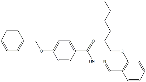 339025-37-5 4-(benzyloxy)-N'-[2-(hexyloxy)benzylidene]benzohydrazide
