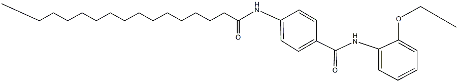 N-(2-ethoxyphenyl)-4-(palmitoylamino)benzamide,339025-57-9,结构式