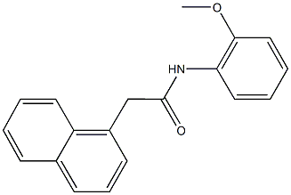 N-(2-methoxyphenyl)-2-(1-naphthyl)acetamide Structure