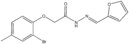 339108-87-1 2-(2-bromo-4-methylphenoxy)-N'-(2-furylmethylene)acetohydrazide