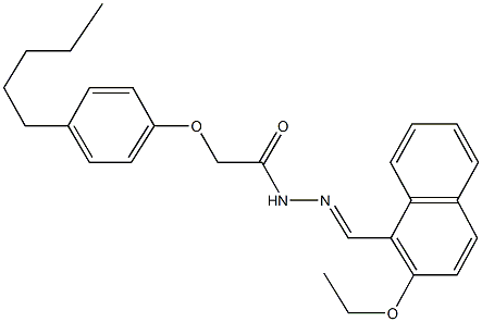 339109-10-3 N'-[(2-ethoxy-1-naphthyl)methylene]-2-(4-pentylphenoxy)acetohydrazide