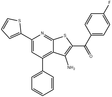 [3-amino-4-phenyl-6-(2-thienyl)thieno[2,3-b]pyridin-2-yl](4-fluorophenyl)methanone|
