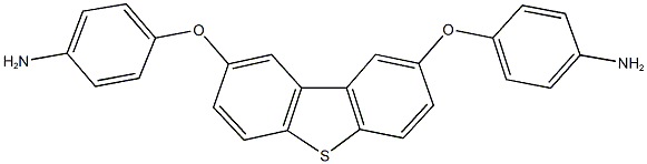 4-{[8-(4-aminophenoxy)dibenzo[b,d]thien-2-yl]oxy}phenylamine Structure